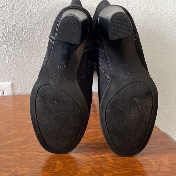 No Boundaries Black Heeled Boots Size 9.5 EUC - Picture 5 of 7
